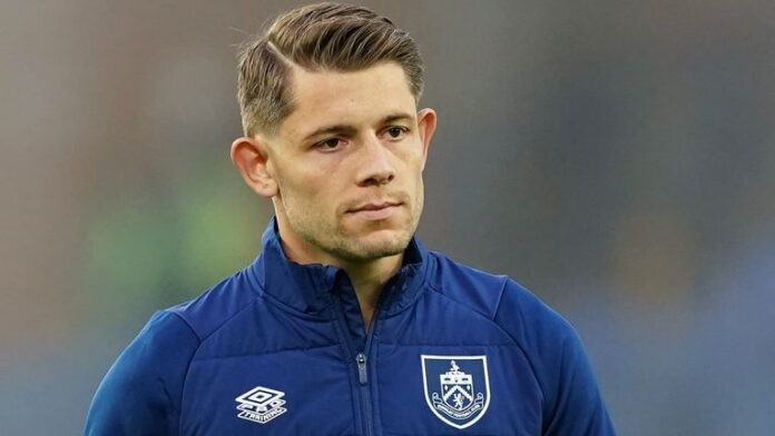 Burnley's James Tarkowski walks on the field before the Premier League match at Goodison Park, Liverpool.  Photo date: Monday, September 13, 2023.