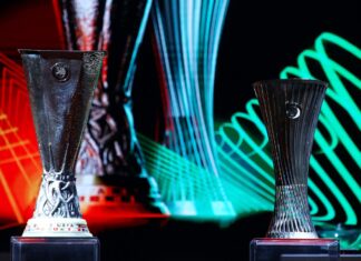 UEFA Europa League/UEFA Champions League Spherical of 16: Who will execute?  When is the lottery? UEFA EUROPA LEAGUE AND EUROPA CONFERENCE LEAGUE TROPHIES