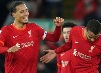 Liverpool thrash Leeds to move three points behind Man City
