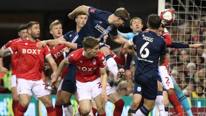 Tom Lees had led Huddersfield to the front on city ground