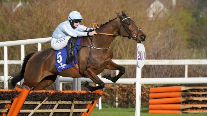 Rachael Blackmore riding Honeysuckle to victory