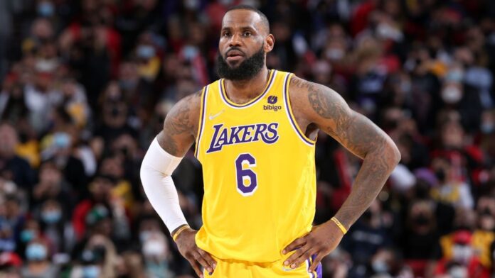 LeBron Sits With a 