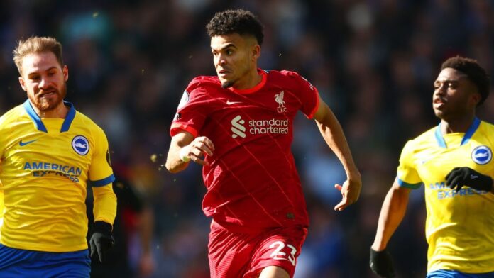 Luis Diaz eases Liverpool's dependence on Salah as four-way quest continues

