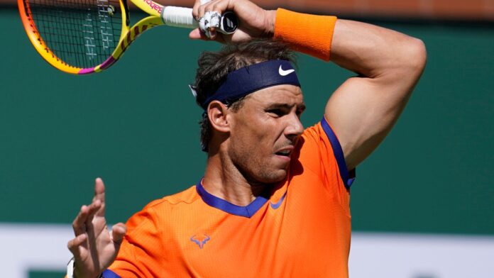 Nadal was out for up to six weeks as the French Open competition waned

