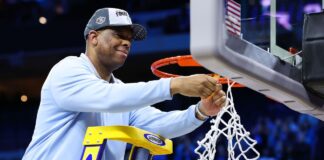 North Carolina coach Hubert Davis' road is bumpy, winding, and ultimately historic in the first year


