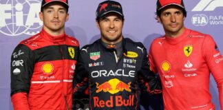  Perez snatches pole from Ferrari and Hamilton 16 |  Schumacher in a huge accident

