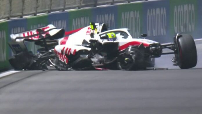 Schumacher has been flown to hospital for tests after a high-speed crash


