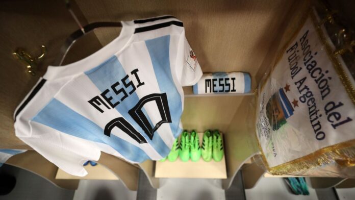 Why did Messi literally make 100 shirts per game in Argentina

