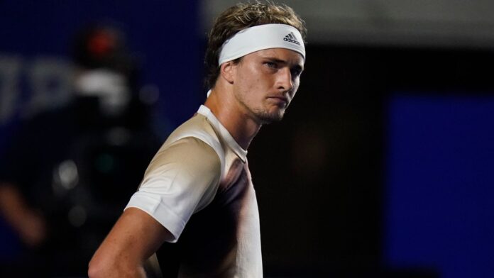 Zverev was suspended eight weeks after the match ended

