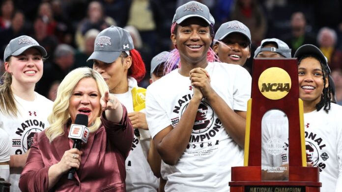 Take back Boston: National Player of the Year hands NCAA title to South Carolina

