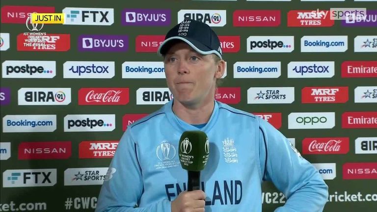 England captain Heather Knight says her team 