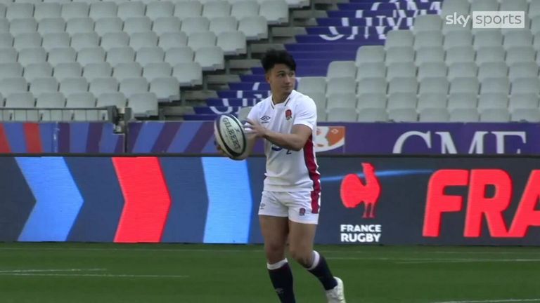 England traveled to Paris earlier in the week and trained before their meeting on Saturday night