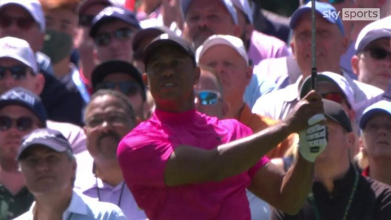 Tiger Woods made his first jumper at the 2023 Masters with a stunning shot on the 6th hole 3 at Augusta.