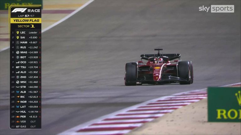 Charles Leclerc wins the opening race of the season at the Bahrain Grand Prix. 