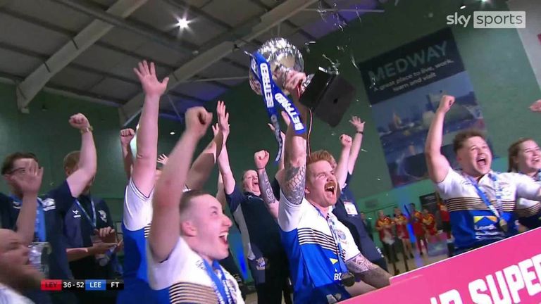 Leeds Rhinos defeated Leland Warriors 52-36 to win the Premier League Grand Final in a wheelchair and complete 