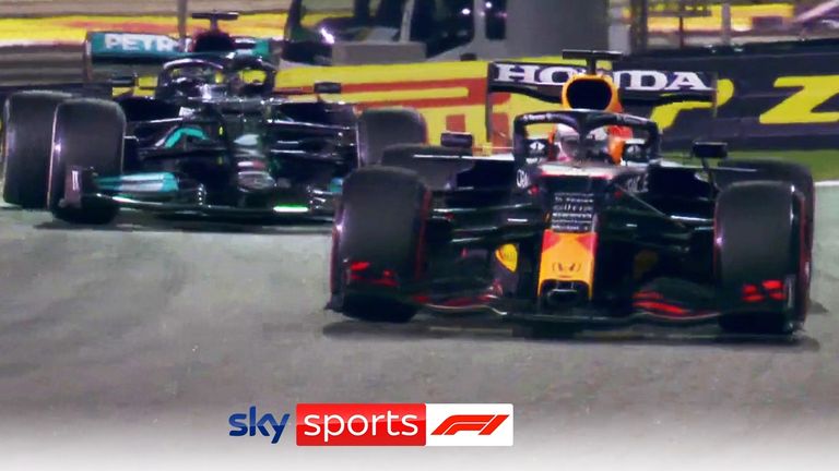Watch Max Verstappen pass Lewis Hamilton on the last lap in Abu Dhabi to win the 2023 F1 Championship