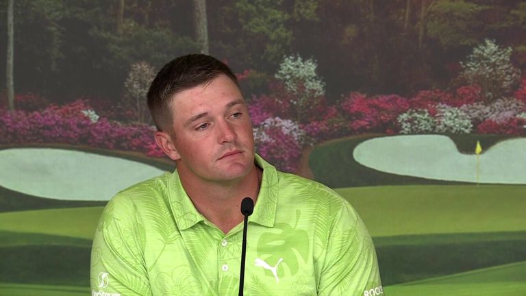 Bryson DeChambeau states that he admits to being completely unfit before The Masters, and reveals that he had no recent contact with Phil Mickelson.