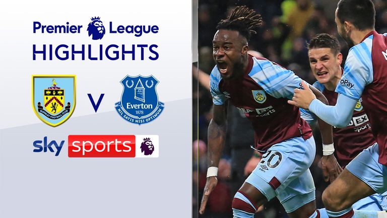 Highlights of Burnley's victory over Everton in the English Premier League.