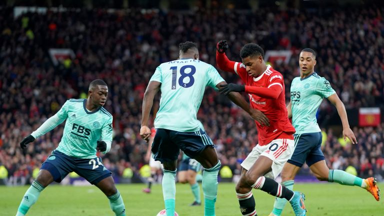 Andy Cole was surprised that Marcus Rashford did not start with a 1-1 draw in the Premier League with Leicester City.