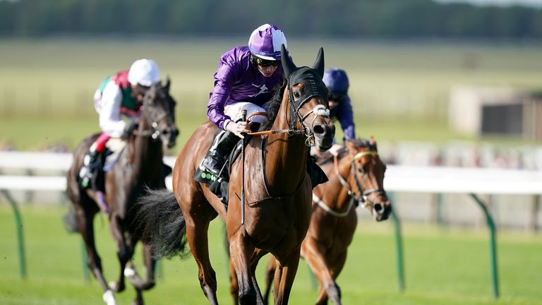 Hey you and jockey Rosa Ryan win the Rockfel Stakes 