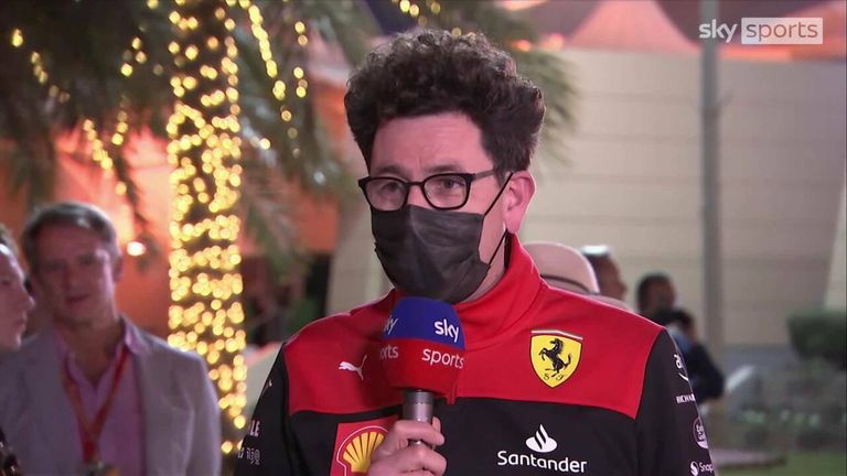 Ferrari Team Principal Mattia Binotto was delighted after Charles Leclerc took pole at the Bahrain Grand Prix.