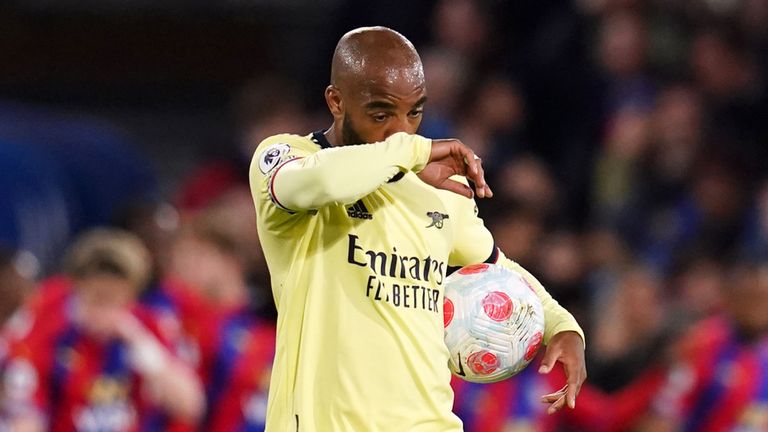 Arsenal lost 3-0 at Crystal Palace