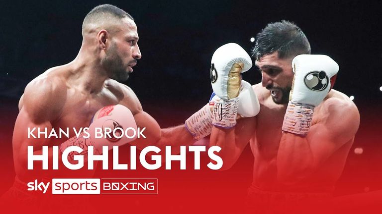 Watch the highlights of the grudge battle between Amir Khan and Wakil Brook.