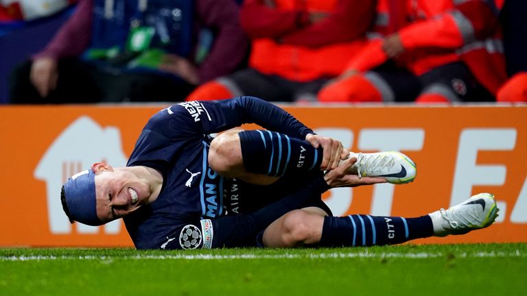 Phil Foden was treated well in Manchester City's away game against Atlético de Madrid