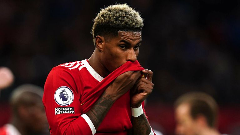 Marcus Rashford plays for Manchester United