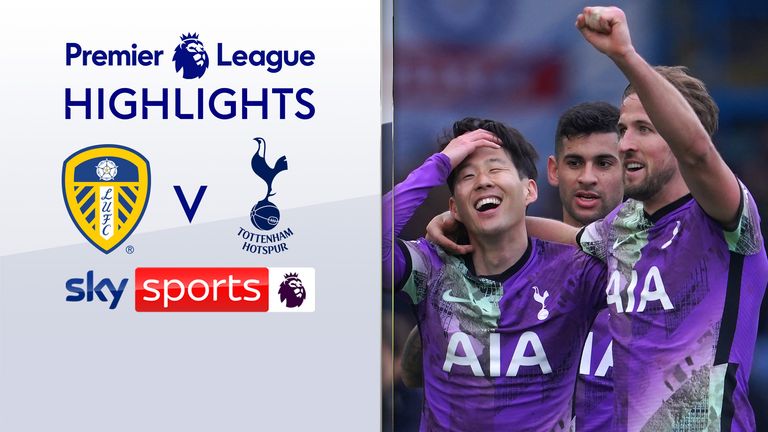 Highlights of Tottenham Hotspur's victory over Leeds United in the English Premier League