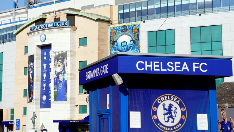 Stamford Bridge, home of Chelsea Football Club