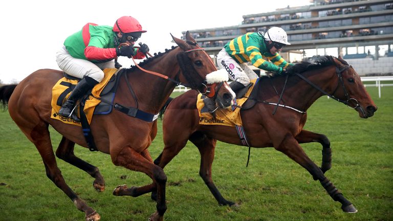 poor win d & # 39;  oudairies beats two for gold to win first-tier Ascot Chase