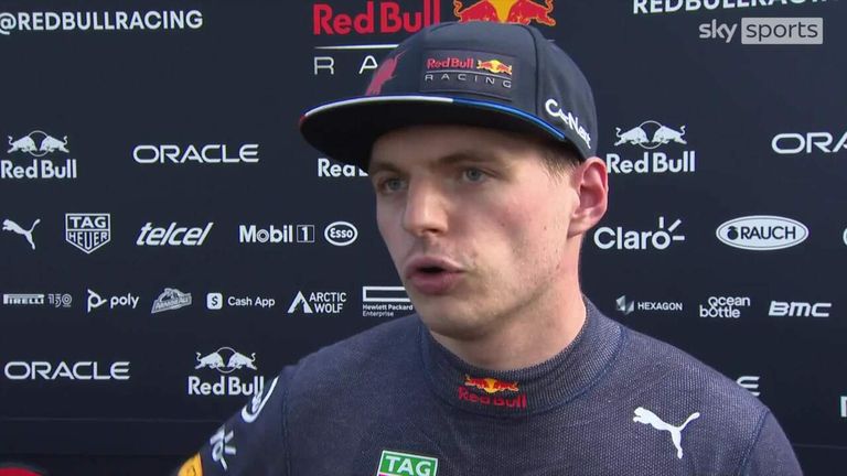 Max Verstappen says he enjoyed both training sessions and felt comfortable in the car.