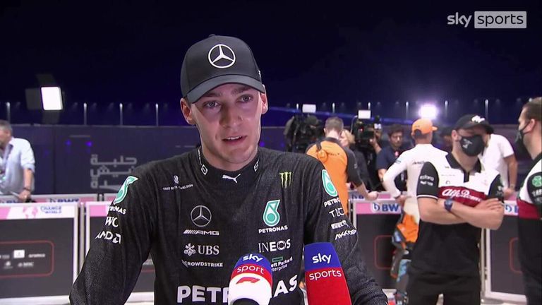 Mercedes' George Russell says the team is making progress, but admits they still have a long way to go to catch up with their opponents