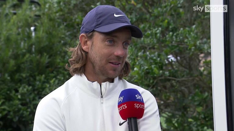 Tommy Fleetwood was relieved to finish his second round with 73 points after tough conditions on Sunday morning