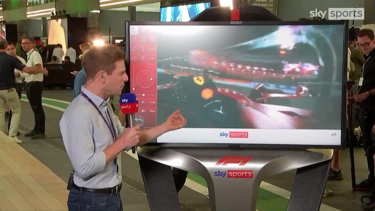 Sky F1's Anthony Davidson was on the SkyPad for a look at Leclerc's fastest lap from P2 in Ferrari.