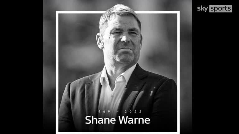 Wayne Riley of Sky Sports Golf salutes fellow Australian Shane Warren.