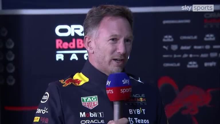 Christian Horner says Ferrari was very fast on the first day of training in Bahrain and it's great to see them back in action again. 