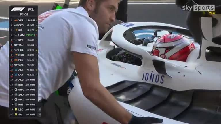 Haas driver Kevin Magnussen had to withdraw from P1 after having an early reliability issue in Saudi Arabia.