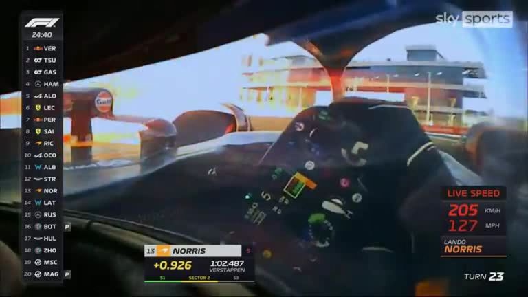 Take off with McLaren Team driver Lando Norris for the inaugural practice session in Saudi Arabia.