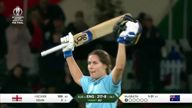 England's Nat Skever scored a century in a lost case