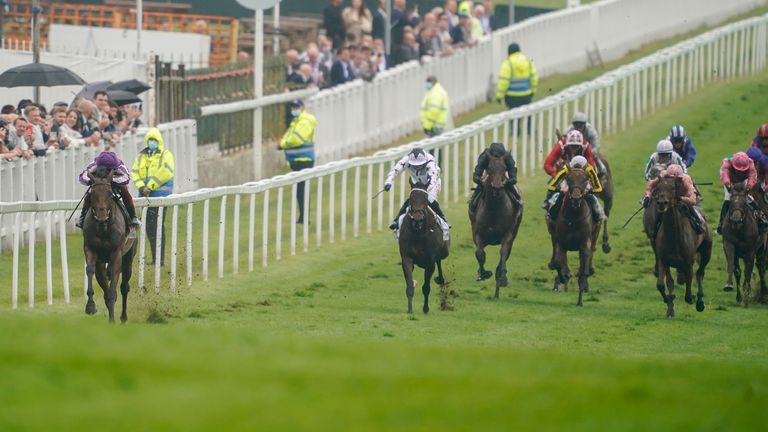 Frankie Dettori Rides Snowfall to Oaks Glory