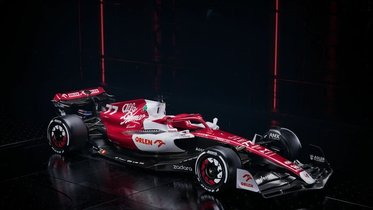 Alfa Romeo F1 Team ORLEN unveiled in its eye-catching red and white
