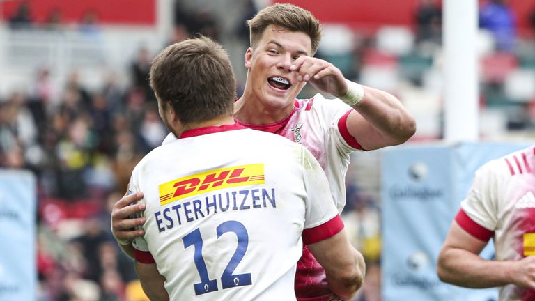 Andre Esterhuisen and Ho Jones were among the scorers who tried to beat Harlequins at London Irish