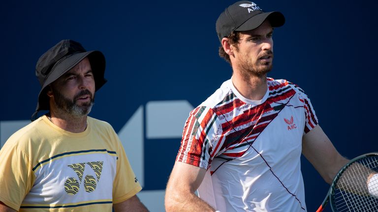Murray (right) enjoyed a successful partnership with coach Jimmy Delgado before their split in December