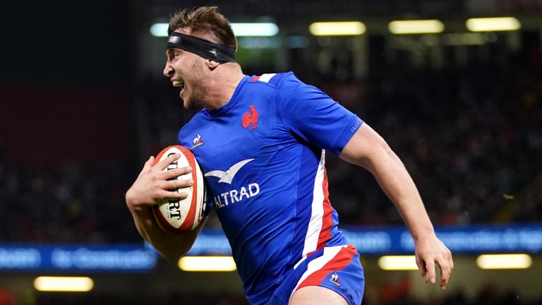 France's Anthony Gillonc scored the only attempt in Friday's test in Cardiff 