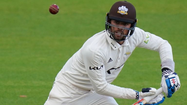Ben Foakes achieved a century of high score for Surrey against Warwickshire at Edgbaston