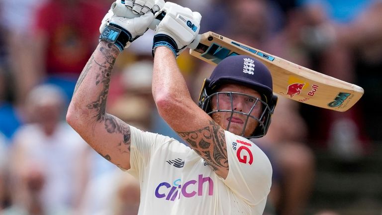 Ben Stokes hit 11 fours and sixes during his amazing 128-ball stay in the curl
