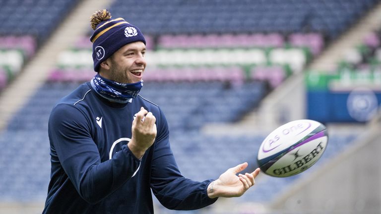 Blair Kinghorn will start half flying for Scotland against Ireland