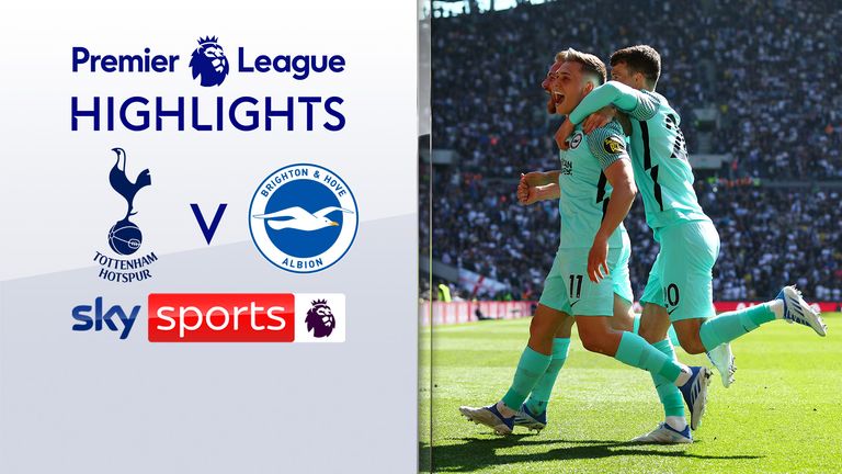 Brighton beat Tottenham 1-0